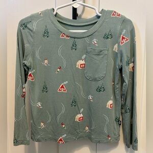 Kyte BABY - 3T - Alpine Village - Long Sleeve Crew Neck Shirt